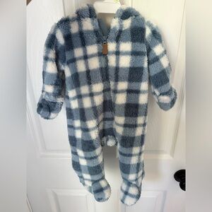 Carters hooded sherpa one piece